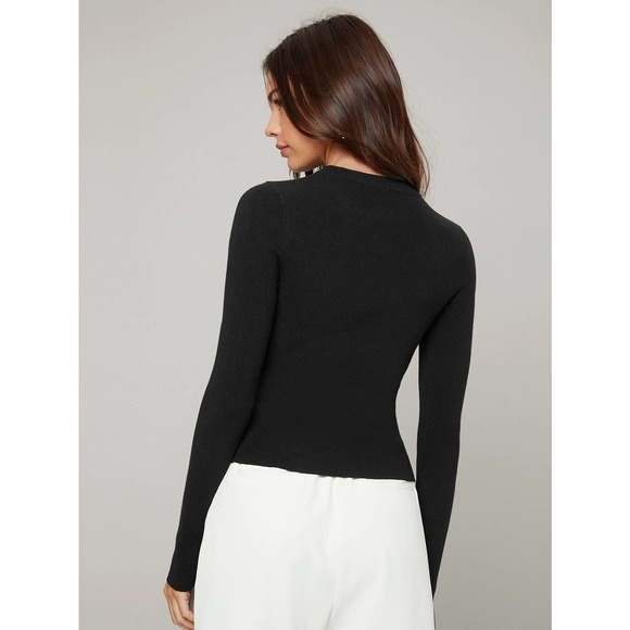 Solid Slim Sweater fitted minimalist grey beige - Picture 5 of 12